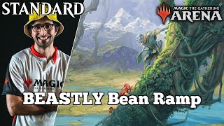 BEASTLY Bean Ramp  Ramp  Bo3 Standard  MTG Arena [upl. by Gerson125]