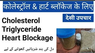 Cholesterol Triglyceride Heart Blockage Ke Liye Desi Upchar [upl. by Alyacim810]