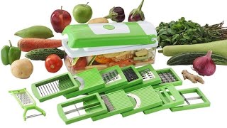 12 in 1 Fruit amp VegetableChipse Dicer Cutter Chopper [upl. by Lyrac]