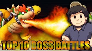 Top 10 Boss Battles  JonTron [upl. by Lotsirhc]