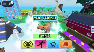 find the animals Lynx  roblox [upl. by Meraree]