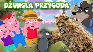 Dżungla Przygoda  Lew i Mysz 🦁🐭  Bajki po Polsku  Bajka i opowiadania na Dobranoc  Kreskówka [upl. by Arba634]