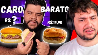 XBurguer Caro vs XBurguer Barato  React [upl. by Ivan]