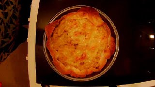 Cheese Onion amp Potato Pie  Pinch of Nom [upl. by Nonie]