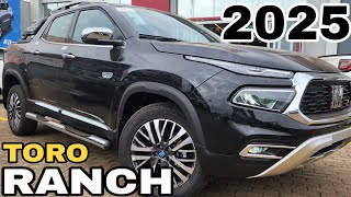 NOVA FIAT TORO RANCH 2025 20 TURBO DIESEL EM DETALHES  MELHOR QUE MONTANA E OROCH [upl. by Lorine]