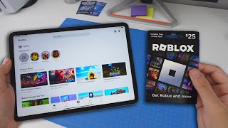 How to REDEEM ROBLOX GIFT CARD ON iPad EASY METHOD [upl. by Leilah551]