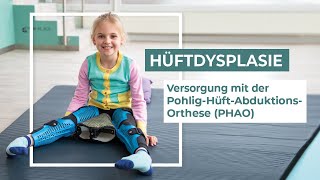 Hüftdysplasie behandeln  Dynamische Hüftabduktionsorthese für Kinder PHAO [upl. by Eedna456]