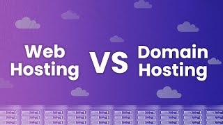 What’s the Difference Between Web Hosting and Domain Hosting [upl. by Acilejna]