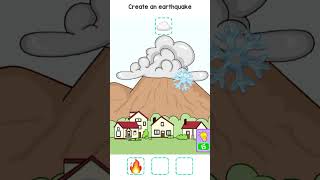 Create an earthquake 🌋 shorts emojistory gameplay [upl. by Aranat]