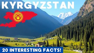 KYRGYZSTAN 20 Facts in 4 MINUTES [upl. by Yenobe]