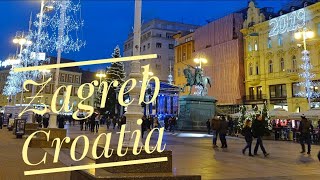 Zagreb in Winter  Best Places to See  Croatia [upl. by Shiau]