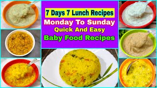 Baby Food Recipes For 1 Year To 3 Years Old  Weight Gaining Lunch For Baby  Healthy Food Bites [upl. by Elleret]