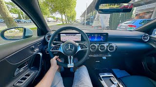 Mercedes AClass Test Drive POV 2024 [upl. by Gerrie]