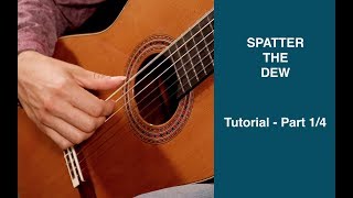 Elite Guitarist  “Spatter the Dew”  Tutorial Part 1 by Taso Comanescu [upl. by Atinele377]