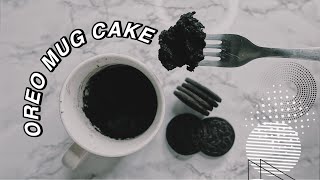 EASY TWO INGREDIENT OREO MUG CAKE RECIPE NO OVEN [upl. by Blessington21]