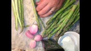 Easy recipes pasta sauceasparagus and goat cheese by ChefDiegocom [upl. by Eugenie]