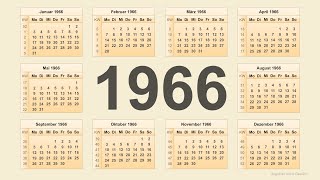 Kalender 1966 [upl. by Nivart193]