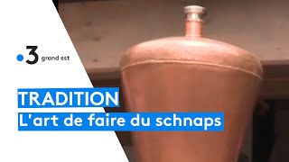 Lassociation des bouilleurs de cru dOberhoffensurModer perpétue lart de faire du schnaps [upl. by Ylyl]