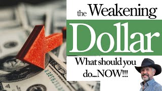 Dollar is weakening what should you do NOW Wealth Finances and life Coaching [upl. by Eneiluj509]