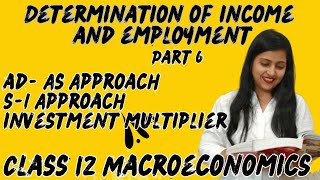 Determination of Income and Employment  Class 12 Economics Part 6 [upl. by Hibbs939]