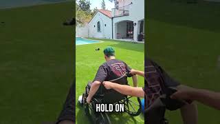 FaZe Ronaldo Pushes FaZe Lacy Into Pool ♿ [upl. by Avihs]