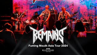 Remains  Fuming Mouth Asia Tour 2024 MrFOX Live House [upl. by Ahsekyw]