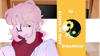 Sans Au reacts to DreamtaleBad English [upl. by Sidoney]