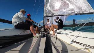 202324 Melges 20 winter series 1 onboard USA 229 Brass Monkey [upl. by Luy]