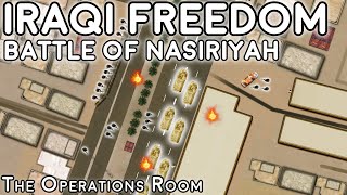 Battle of Nasiriyah  Operation Iraqi Freedom  Animated [upl. by Gelya]