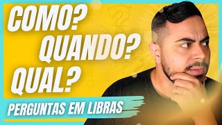 Como Fazer PERGUNTAS EM LIBRAS  Guia Completo Para Iniciantes na Língua de Sinais [upl. by Eissirc269]