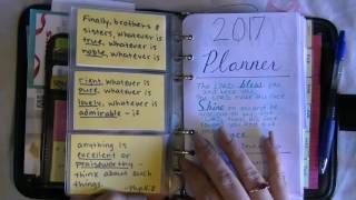 2017 Planner Setup  Functional Planner  Walk Through  Day One  Compact Planner  Ringed Planner [upl. by Warrenne722]