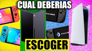 ¿QUÉ CONSOLA COMPRAR EN 2023👌NINTENDO vs PlayStation vs XBOX vs SteamDeck ¿CUAL ES LA MEJOR [upl. by Onitnelav]