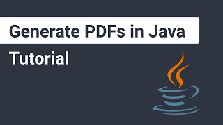 How to Generate PDFs in Java Thymeleaf instead of XSLT [upl. by Annmaria981]