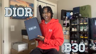 Unboxing the Hot New Dior B30 Sneakers  You Cant Miss This [upl. by Dhu]