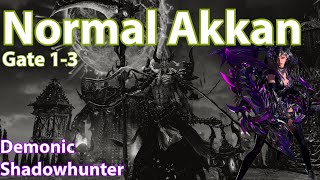 Gate 13 Normal Akkan Demonic Impulse Shadowhunter Gameplay and Commentary  Lost Ark [upl. by Barn]