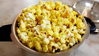 Popcorn Recipe  Home Made Popcorn in Just 3 Minutes [upl. by Shank]