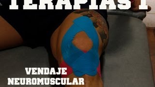 Terapias 1 Vendaje neuromuscular del tendon rotuliano [upl. by Atiuqcaj]