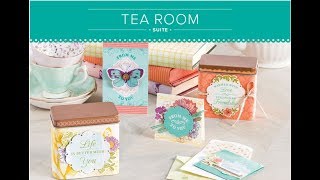 Meet the Tea Room Suite by Stampin Up [upl. by Ayekin]