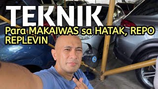 TEKNIK para MAKAIWAS sa HATAK REPOSSESSION o REPLEVIN ng Banko [upl. by Htaek]