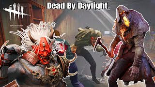 The Oni Killer amp Blight Killer Survivor Round  Dead By Daylight [upl. by Meil]