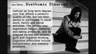 Dysthymic Disorder [upl. by Lindie]