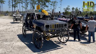 Swamp Buggy Races Practice Day Part 3 [upl. by Seuqramed759]