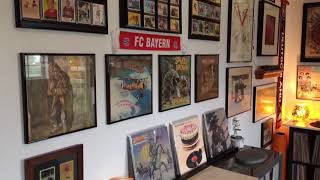 Vinyl Record Collector Music Room Man Cave Tour 2018 part 1 [upl. by Eceertal720]