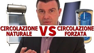 Solare Termico  Circolazione Naturale VS Circolazione Forzata [upl. by Smith]