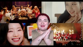 TWICE PERFECT WORLDKURA KURACELEBRATEDOUGHNUT MVs  REACTION [upl. by Genia732]