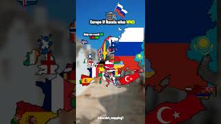 Europe if Russia wins WW3 mapping europe geography map fyp shorts viral [upl. by Tomasine]