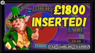 £1800 INSERTED  JACKPOT OR NOTHING On Rainbow Riches Pots Of Gold [upl. by Hselin]