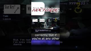 SMT Nocturne Dummy Shop Glitch smtnocturne glitch gaming shinmegamitensei [upl. by Nittirb]