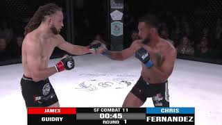 SFC 11  James Guidry vs Chris Fernandez [upl. by Sueddaht]