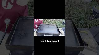 Redoing a Blackstone with NO Cleaning Chemicals blackstone griddle howto [upl. by Mariquilla]